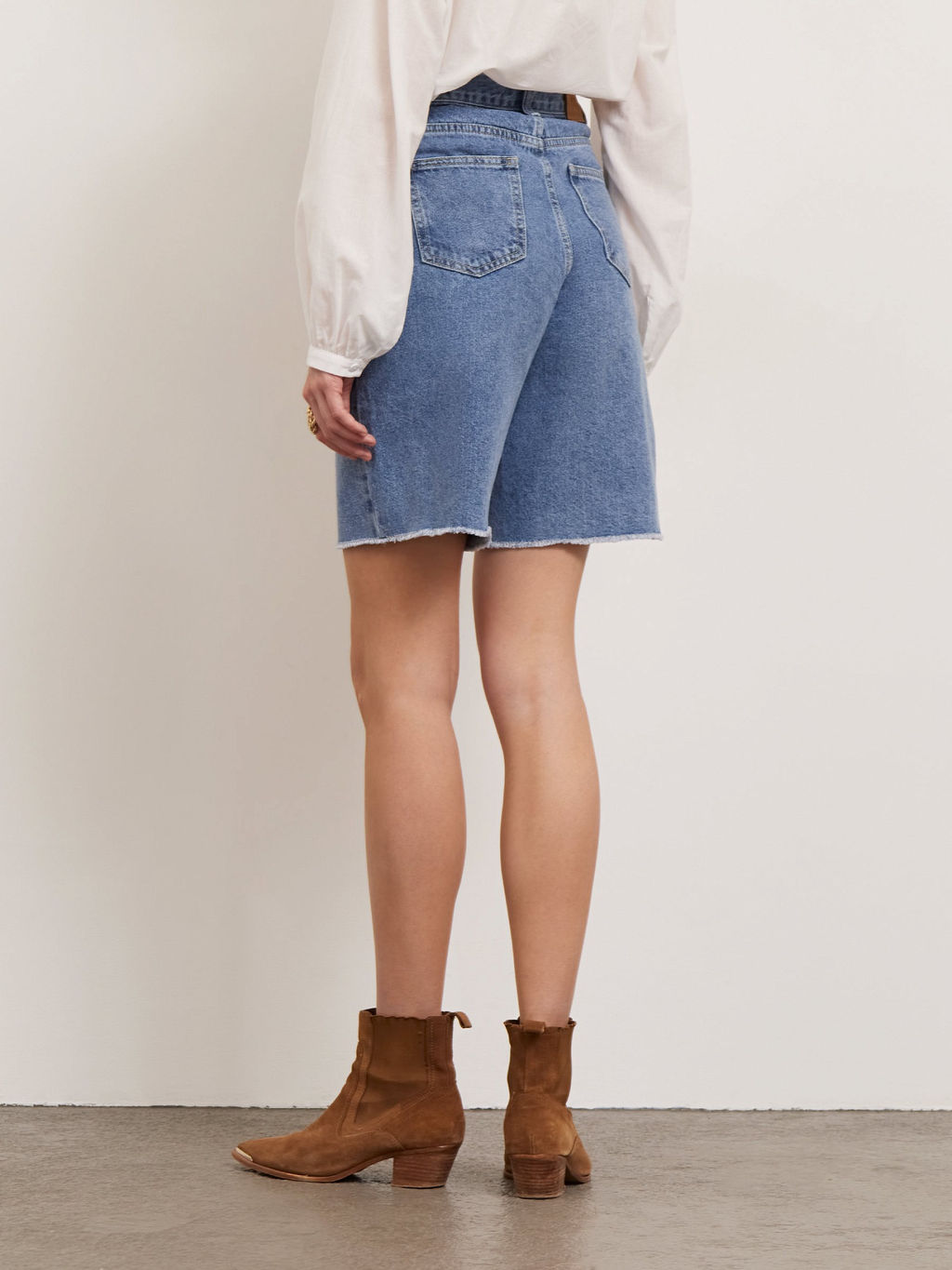 Джинсовые шорты P013/varvaris - Emka фото 5