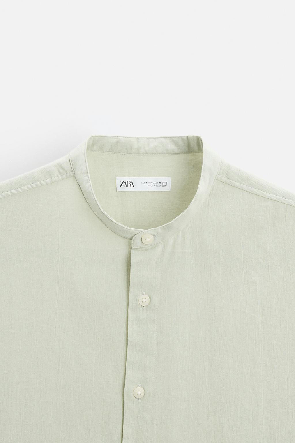 CREASED-EFFECT SHIRT - Zara фото 21