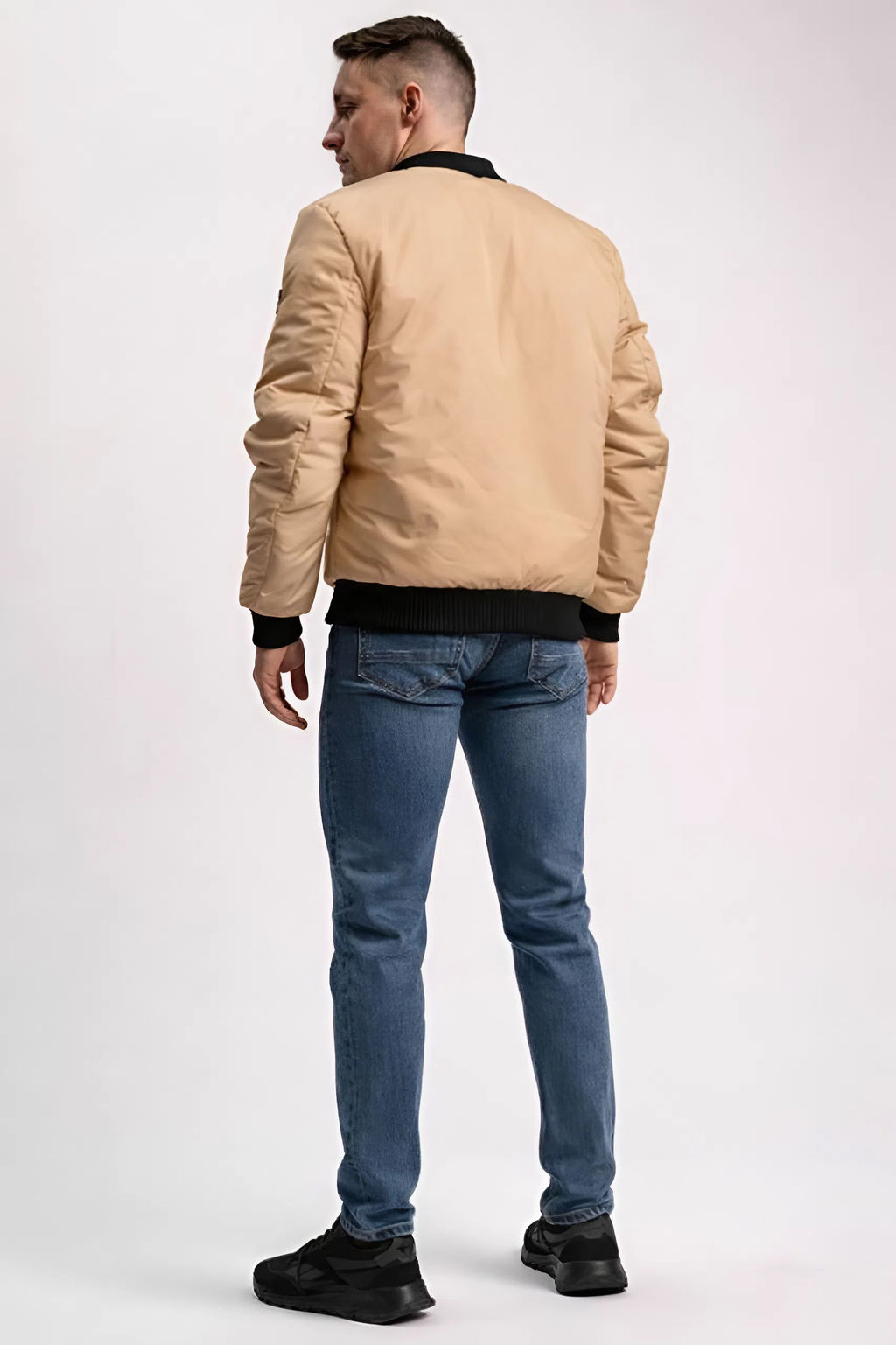 Бомбер мужской демисезонный HN-5 хаки - Yollochka фото 8