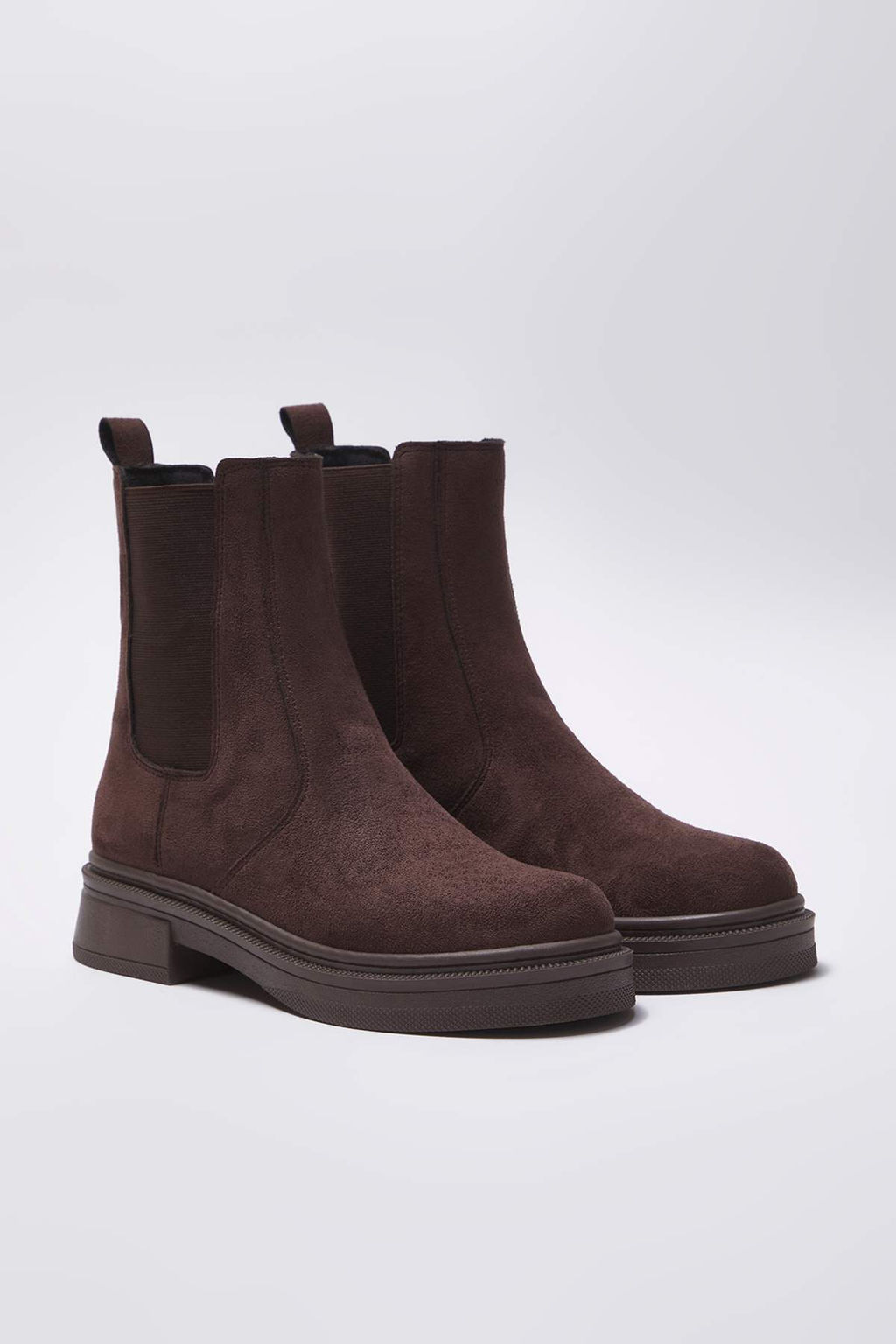 Kahverengi Suet Duz Tabanl? Chealsea Kad?n Bot TAKAW26BO00085 - Trendyolmilla фото 2