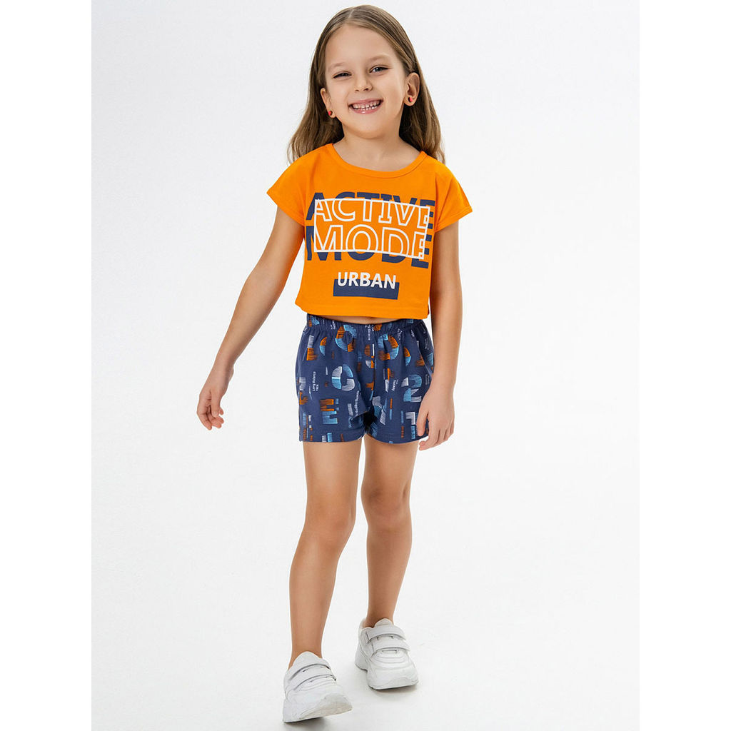 Комплект футболка кулирка, шорты кулирка с лайкрой 7038100102 - Youlala фото 13