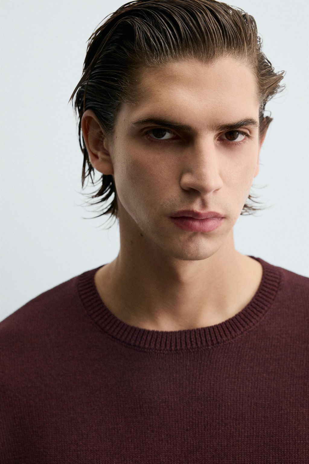 TEXTURED TURN-UP TRIM SWEATER - Zara фото 5