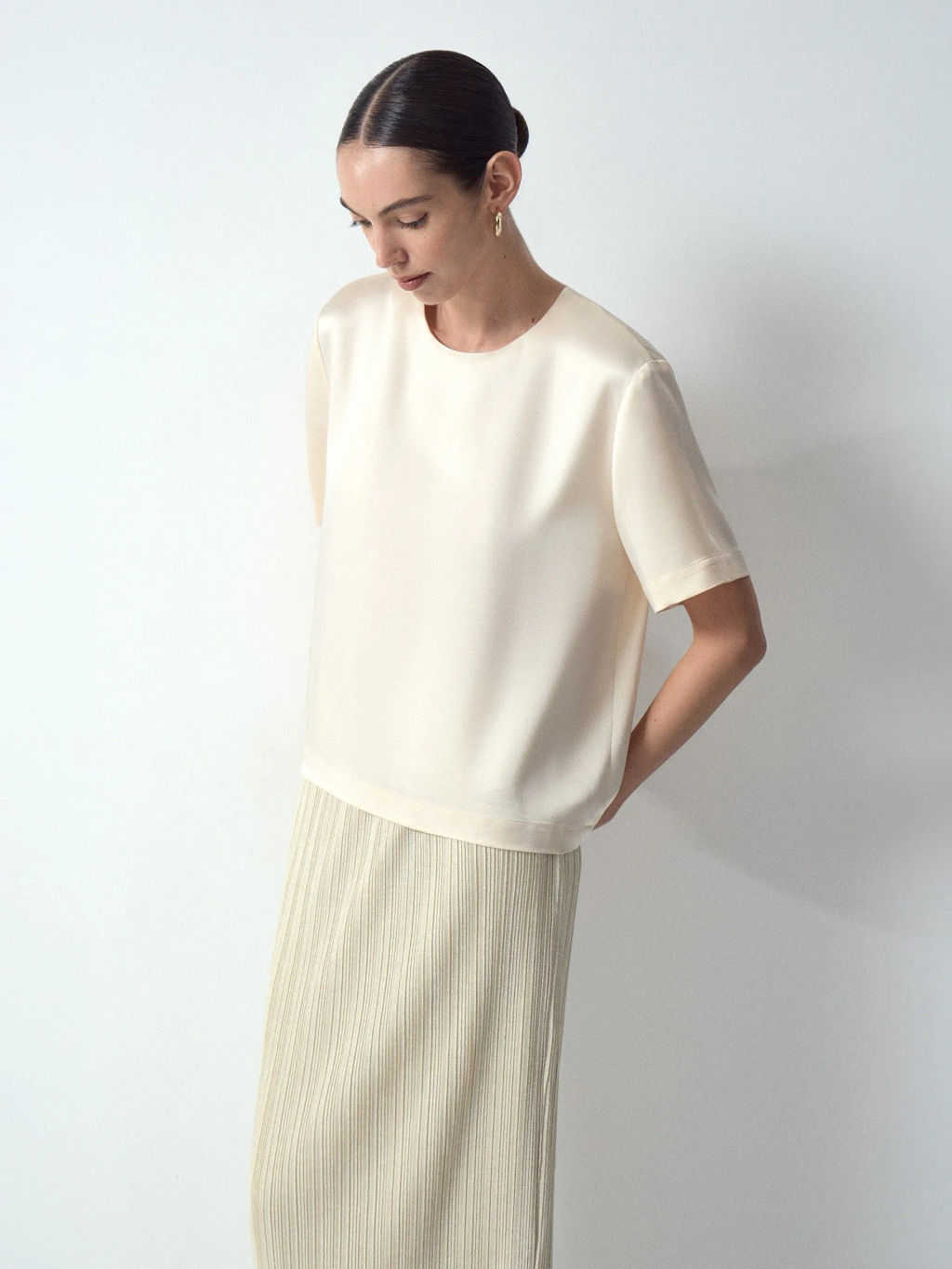 EMKA / Юбка макси из люрекса  фото 3