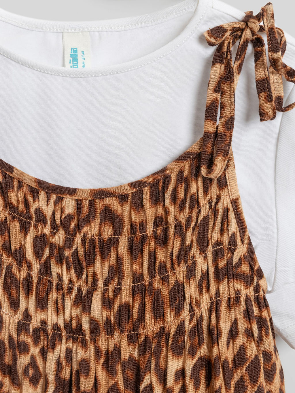 ACOOLA / Платье детское для девочек Bata леопардовый принт фото 5