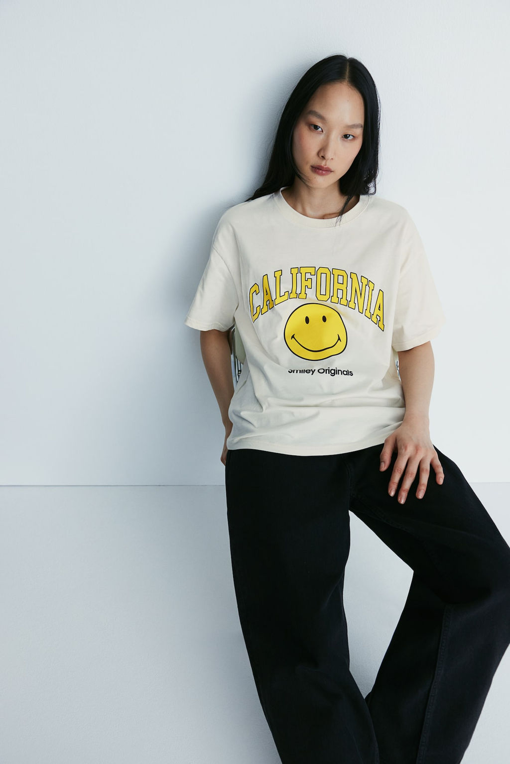 Camiseta oversize estampada - H&m фото 2