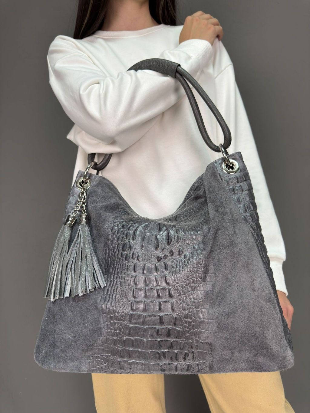 Сумка женская из телячьей кожи