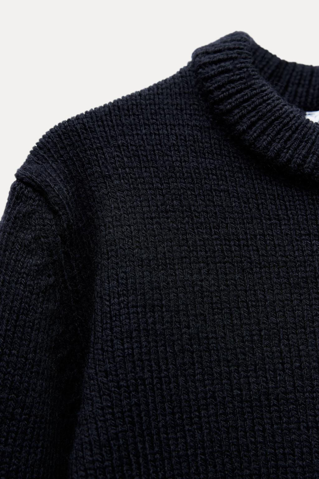 PLAIN KNIT SWEATER - Zara фото 7