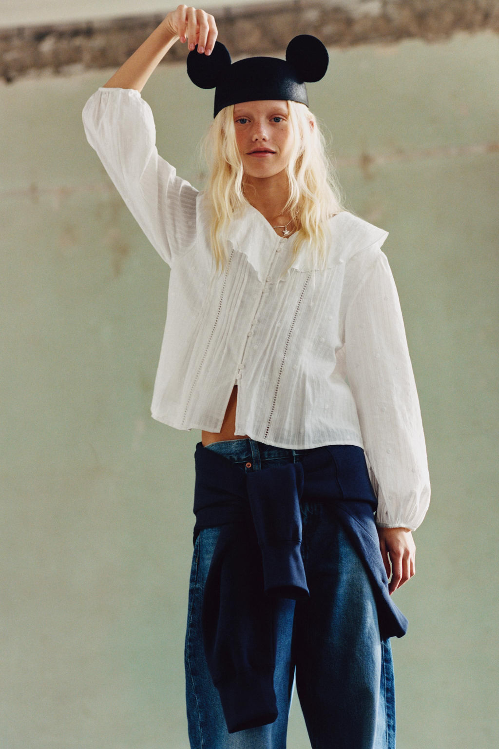 ROMANTIC SHIRT WITH EMBROIDERED FLOWERS - Zara фото 11