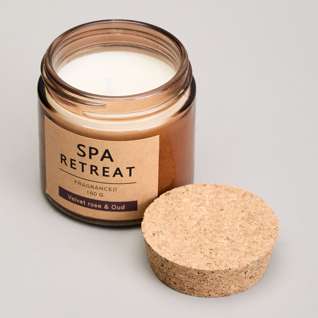 СВЕЧА АРОМАТИЗИРОВАННАЯ В СТАКАНЕ SPA RETREAT VELVET ROSE&OUD 7,3*7,4 СМ - Lefard фото 3