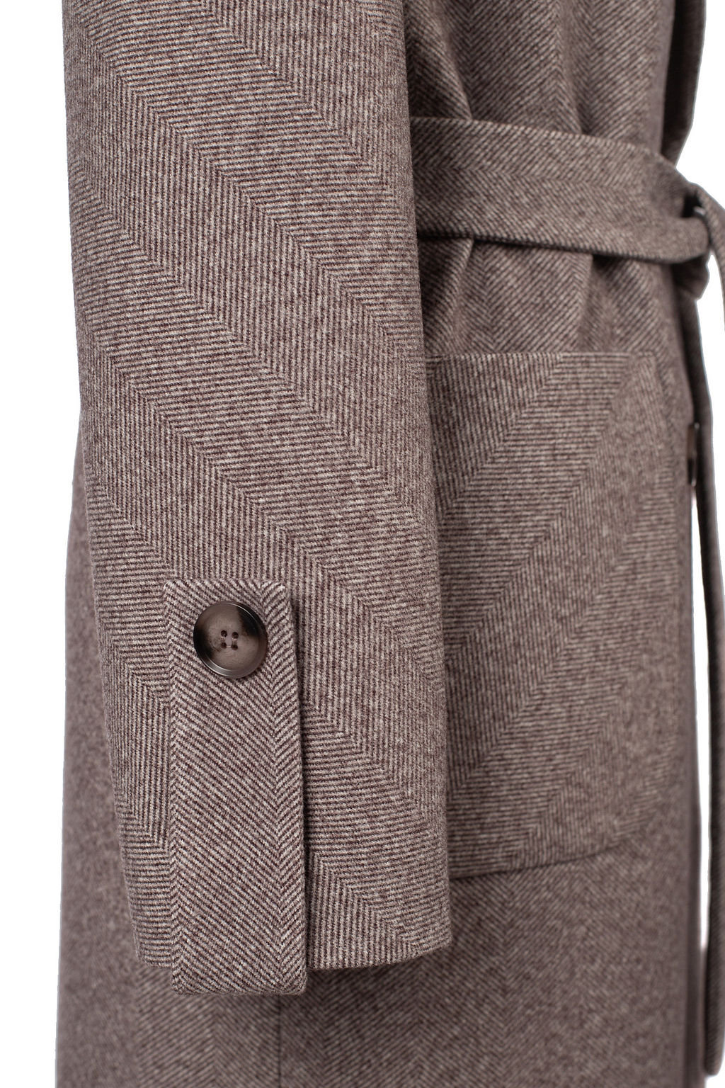 01-12229 Пальто женское демисезонное (пояс) - El podio фото 6