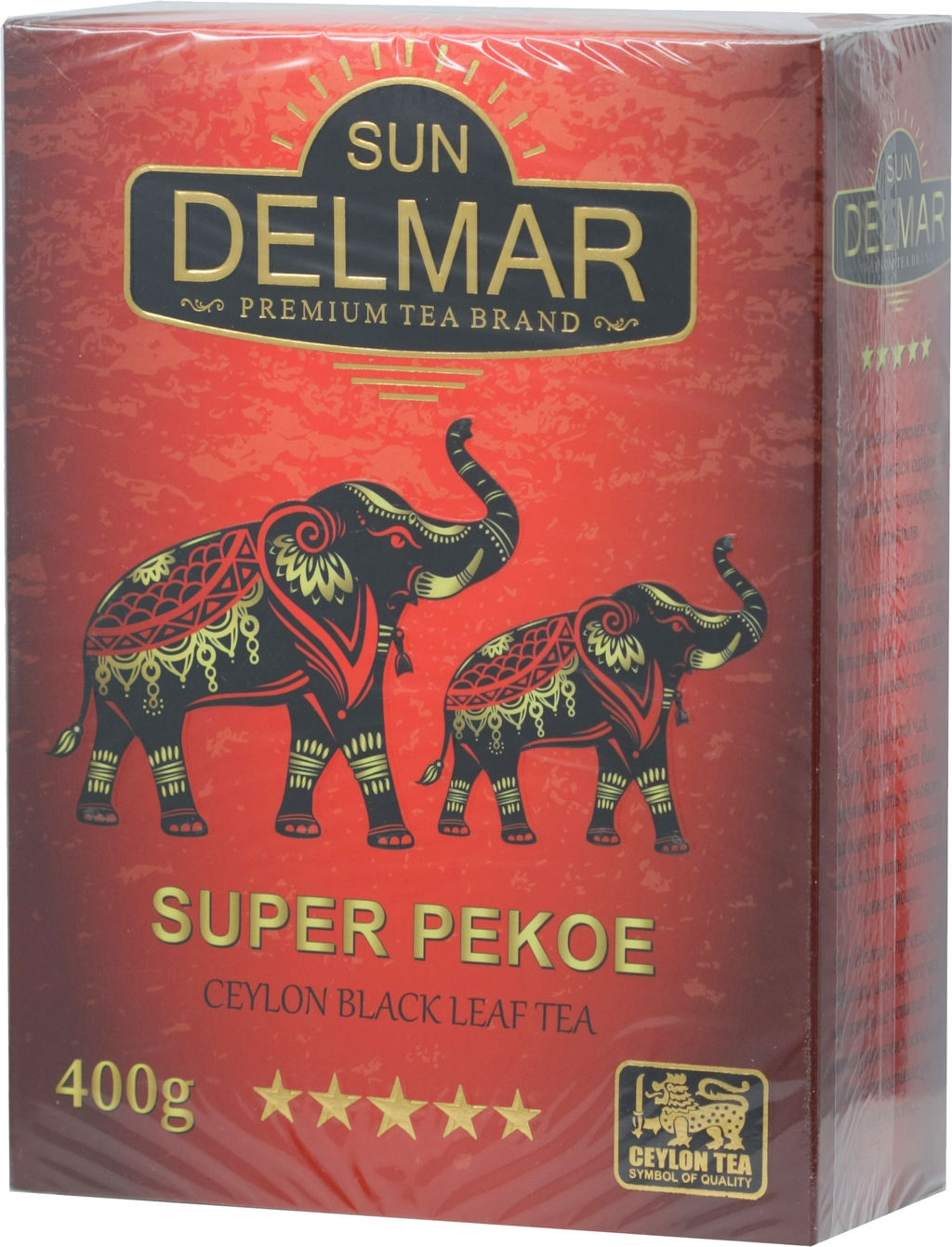 Sun Delmar. Черный. Super Pekoe 400 гр. карт.упаковка