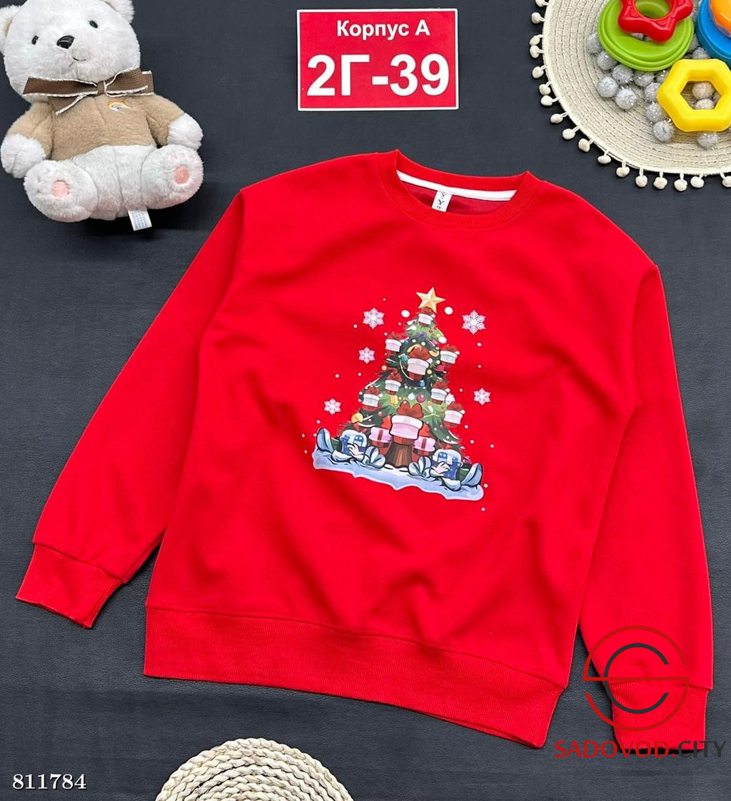 Кофта новогодняя с принтом