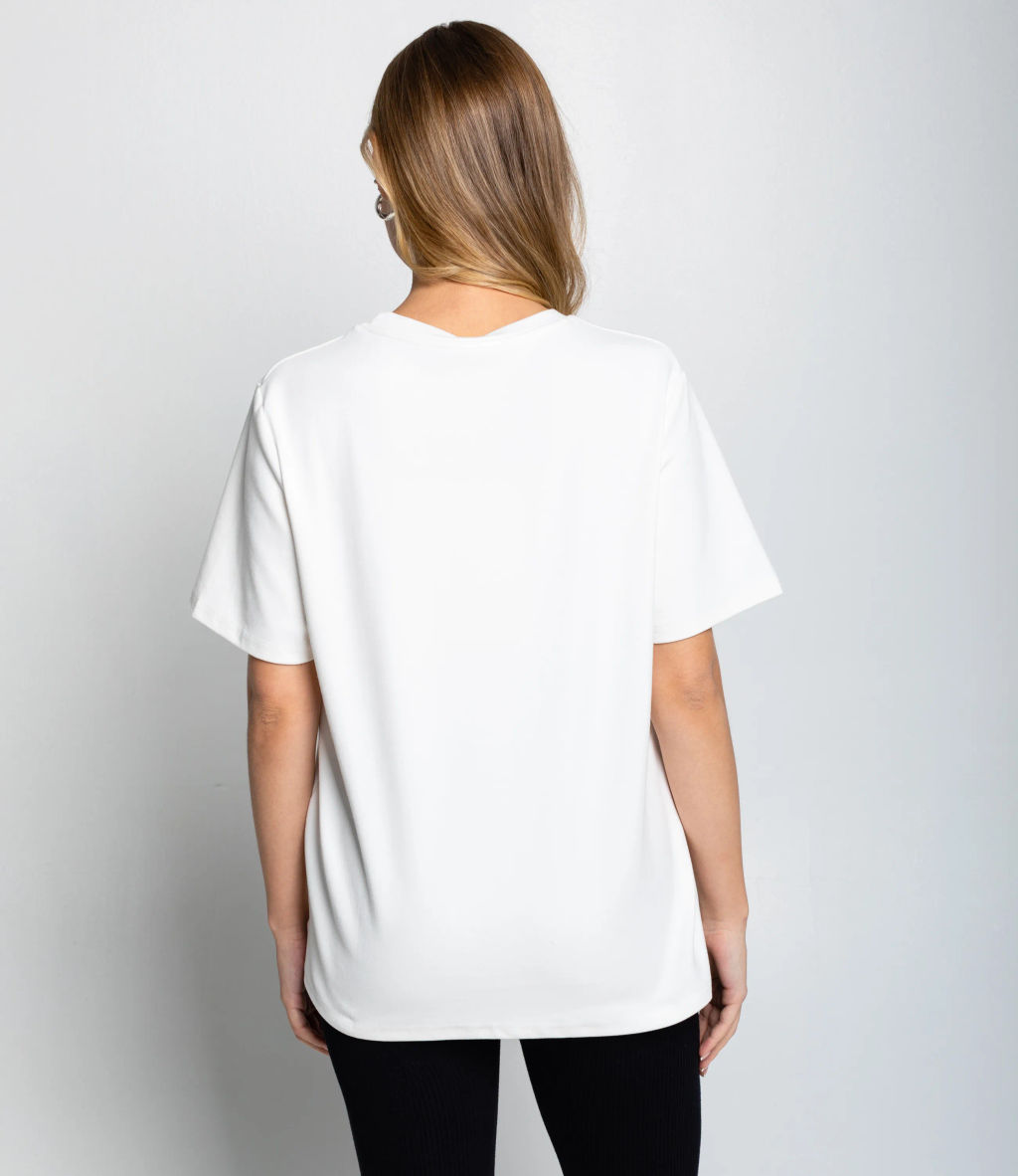 Футболка #КТ6120, белый - Dommod фото 3