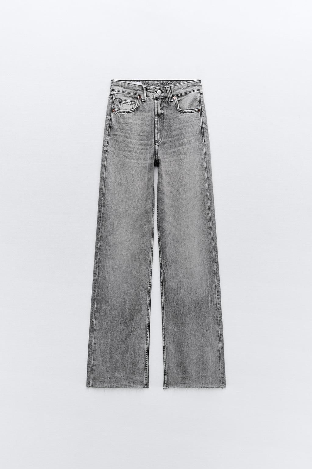 TRF WIDE-LEG HIGH-WAIST JEANS - Zara фото 34