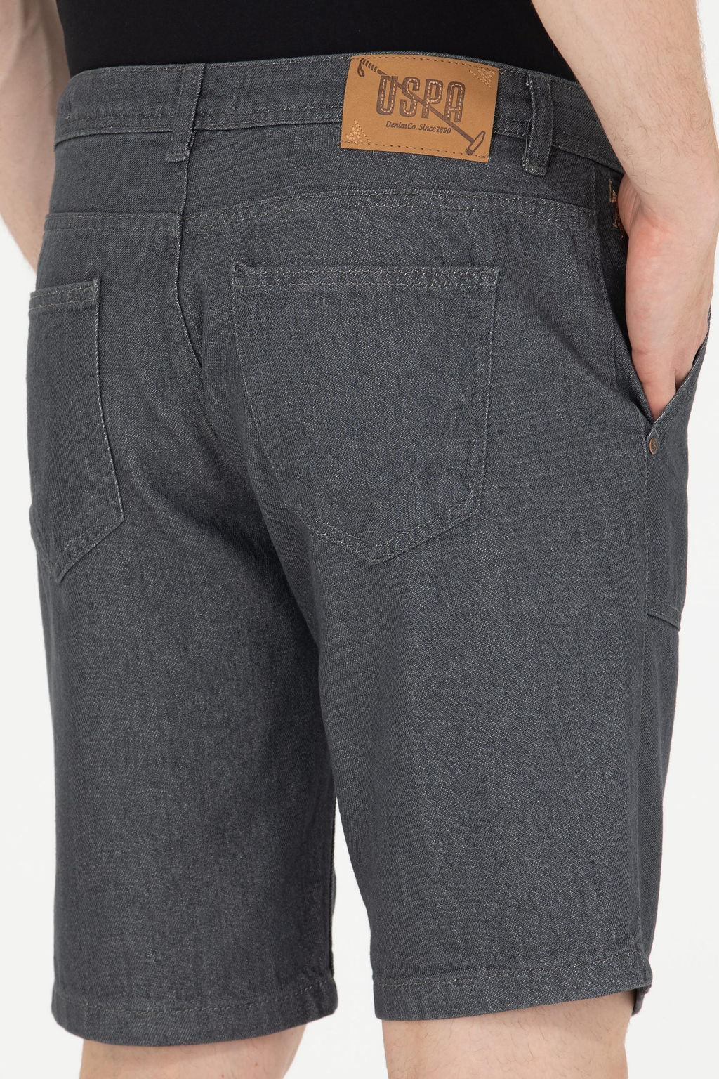 U. S. Polo Assn Мужские светло-серые джинсовые шорты - U.s. polo assn фото 7