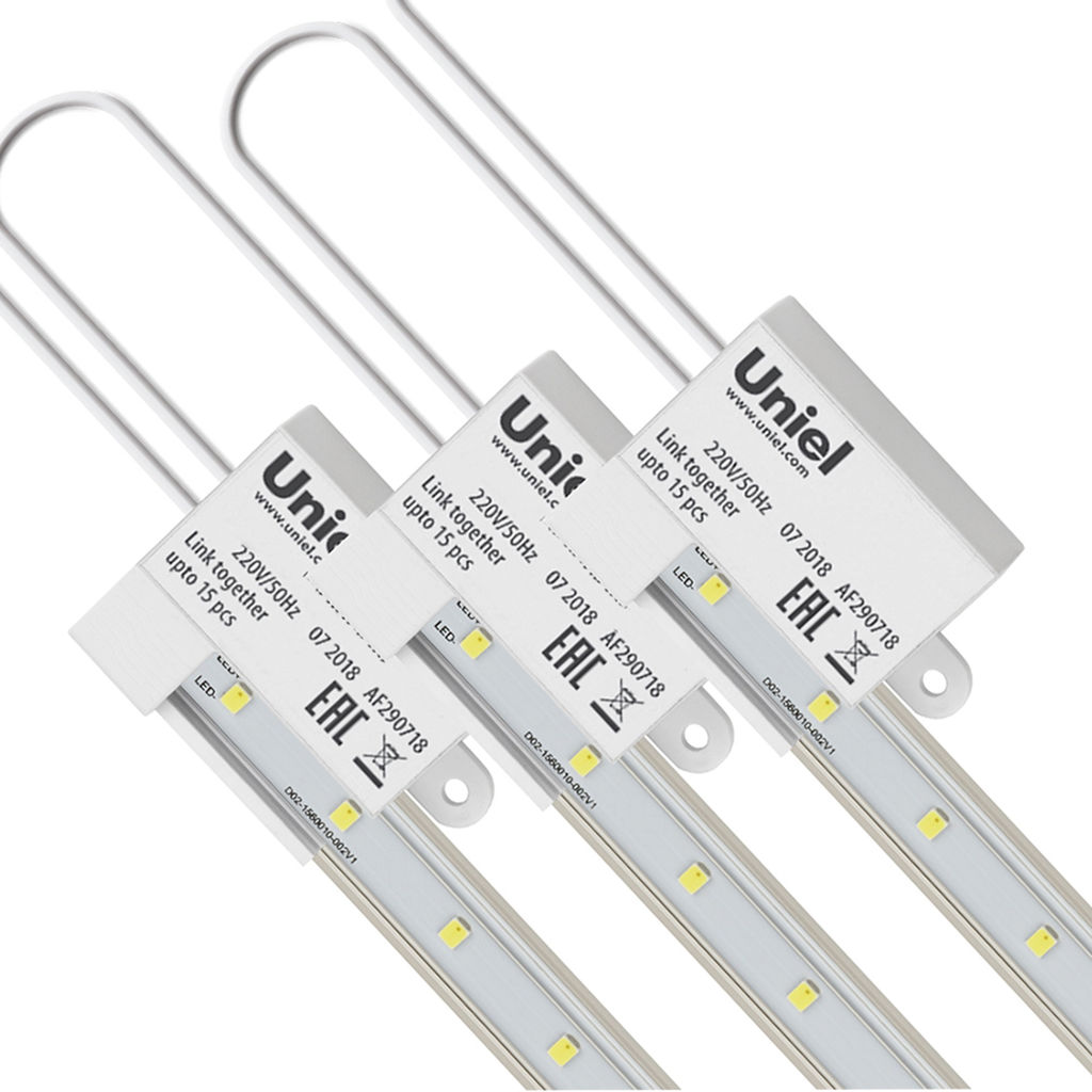 ULY-P91-20W/SPFR/K IP65 AC220V CLEAR KIT09 Светильник для растений светодиодный линейный, 1200мм. Спектр для фотосинтеза. В составе набора из 9-ти штук. TM Uniel