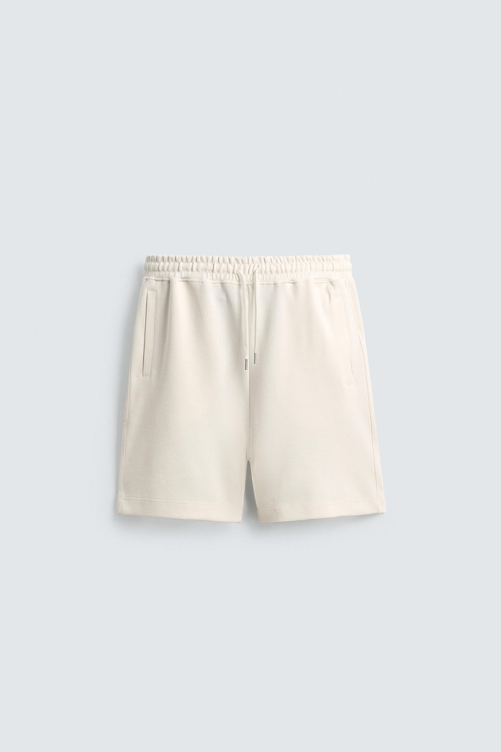 INTERLOCK RELAXED FIT JOGGER BERMUDA SHORTS - Zara фото 13