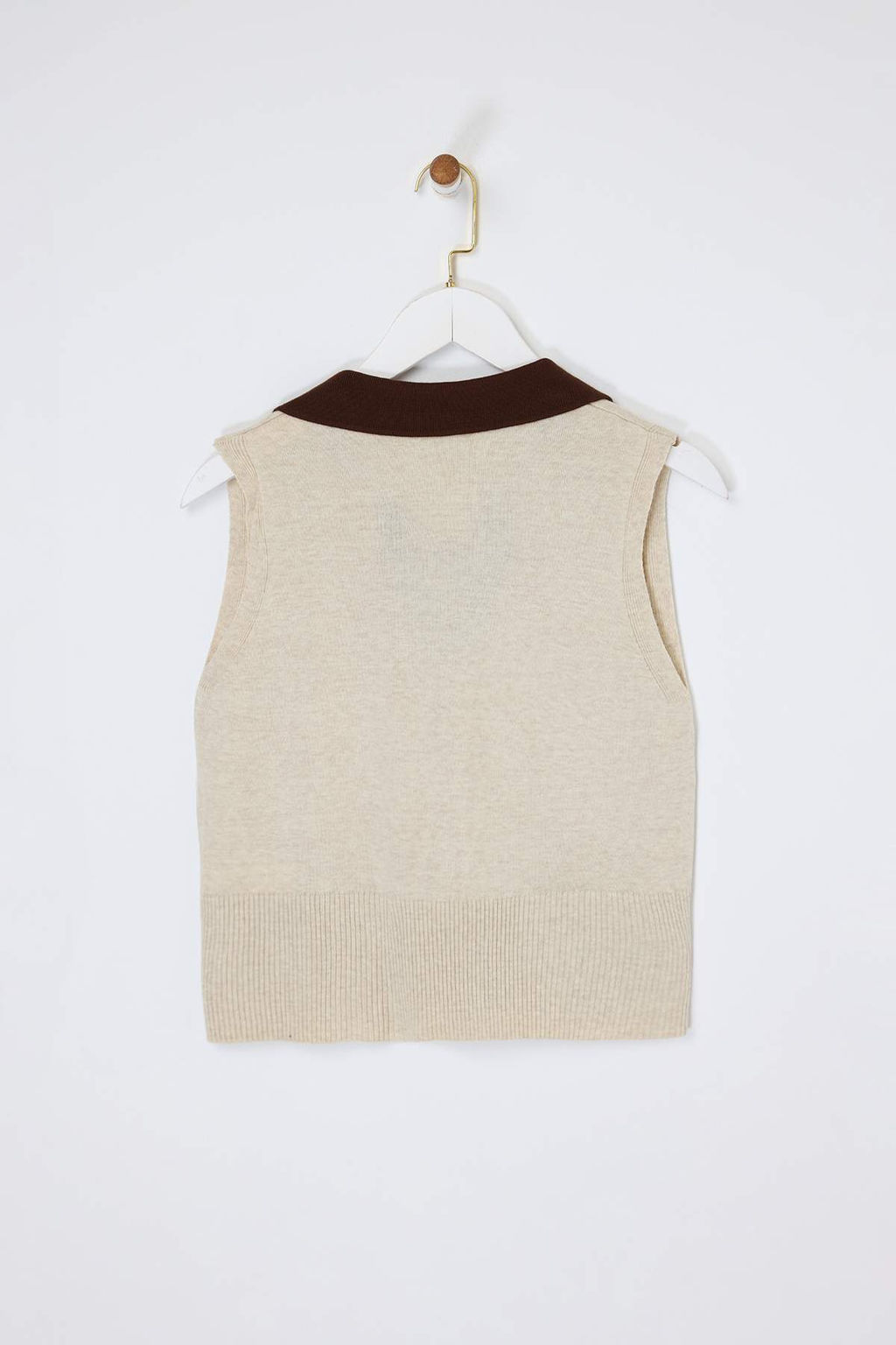 Tas Polo Yaka T-Shirt Gorunumlu Bluz TWOSS24BZ00273