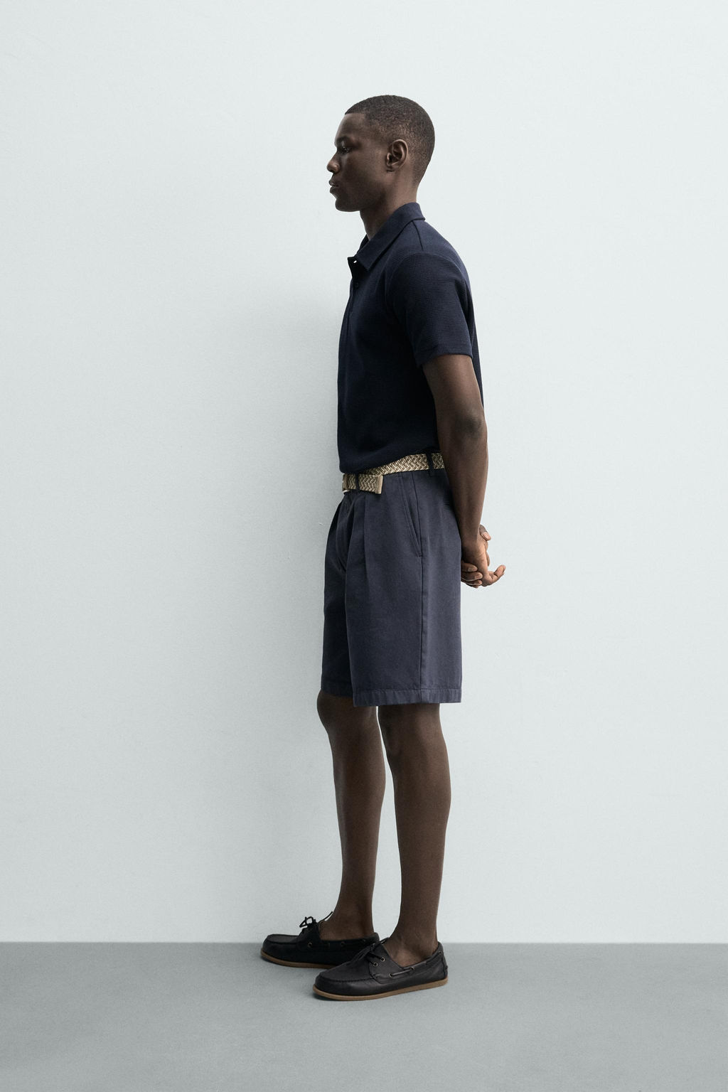 POLO ESTRUCTURA WAFFLE / Marino - Zara фото 4