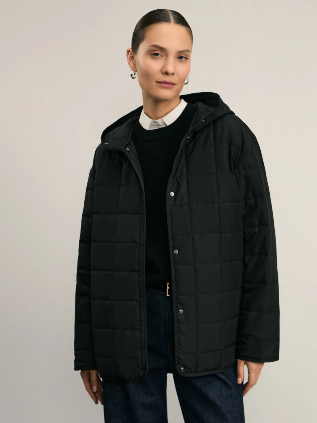 Куртка стеганая с капюшоном / Zarina фото 2