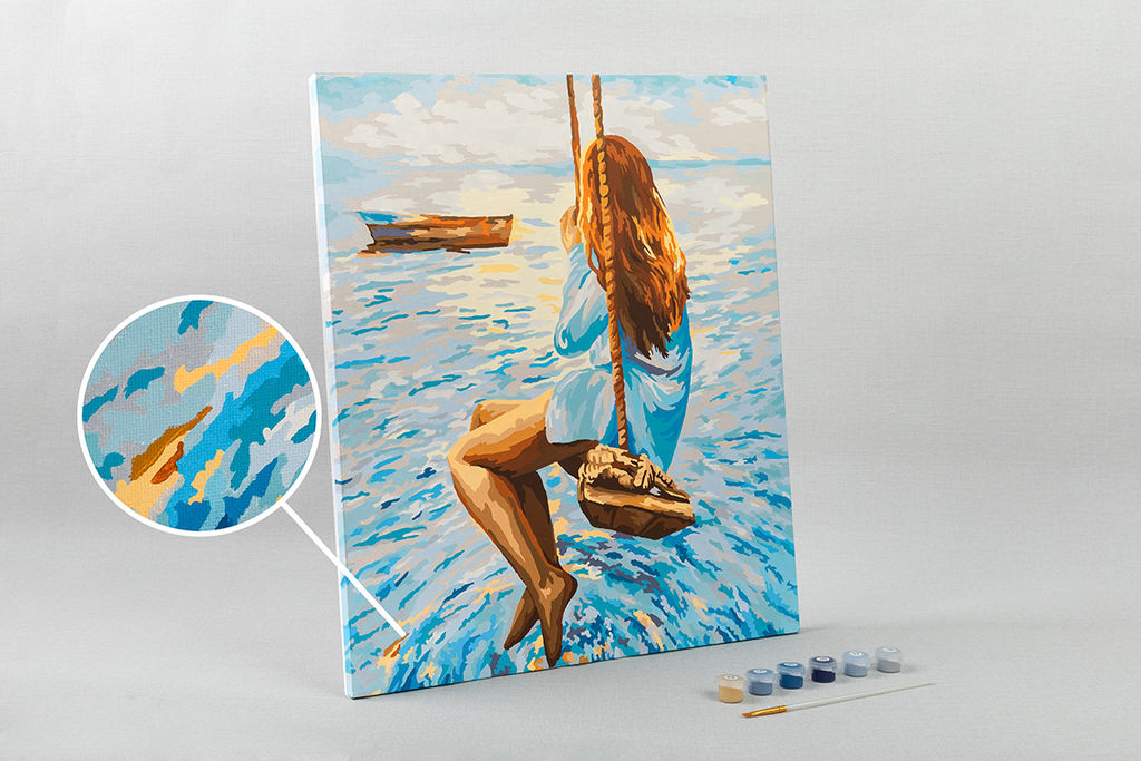 ФРЕЯ PNB/PL-069 Набор для раскрашивания по номерам 50 х 40 см В гармонии с собой фото 8