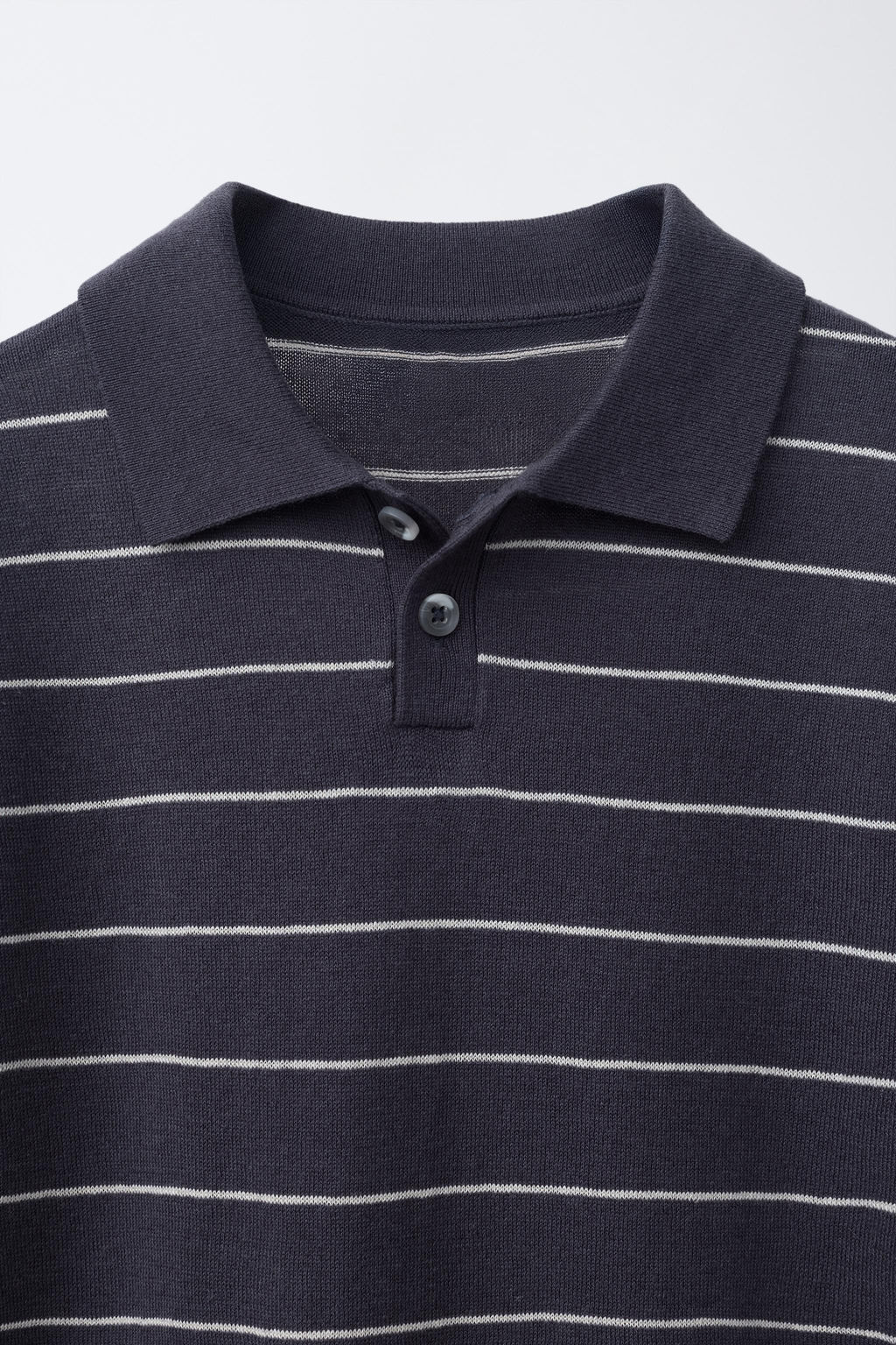 POLO ALGOD?N LINO / Gris / Beige - Zara фото 3