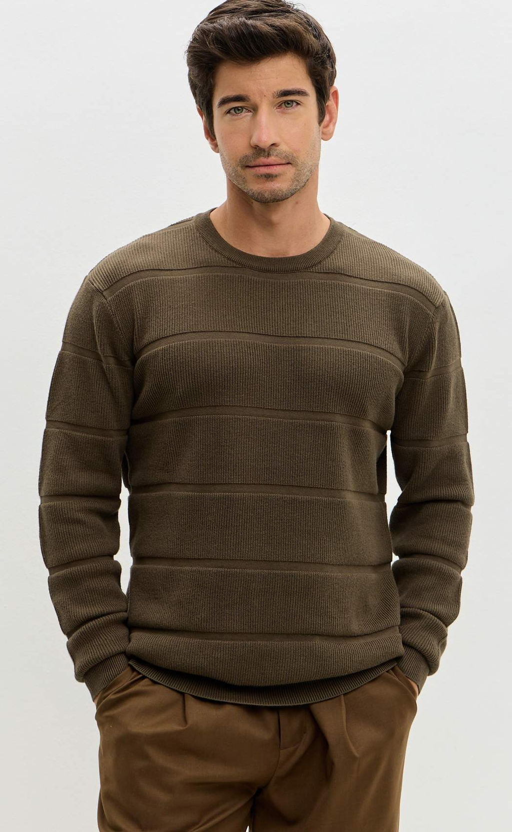 Джемпер P521-1571 d.beige - Primm фото 8