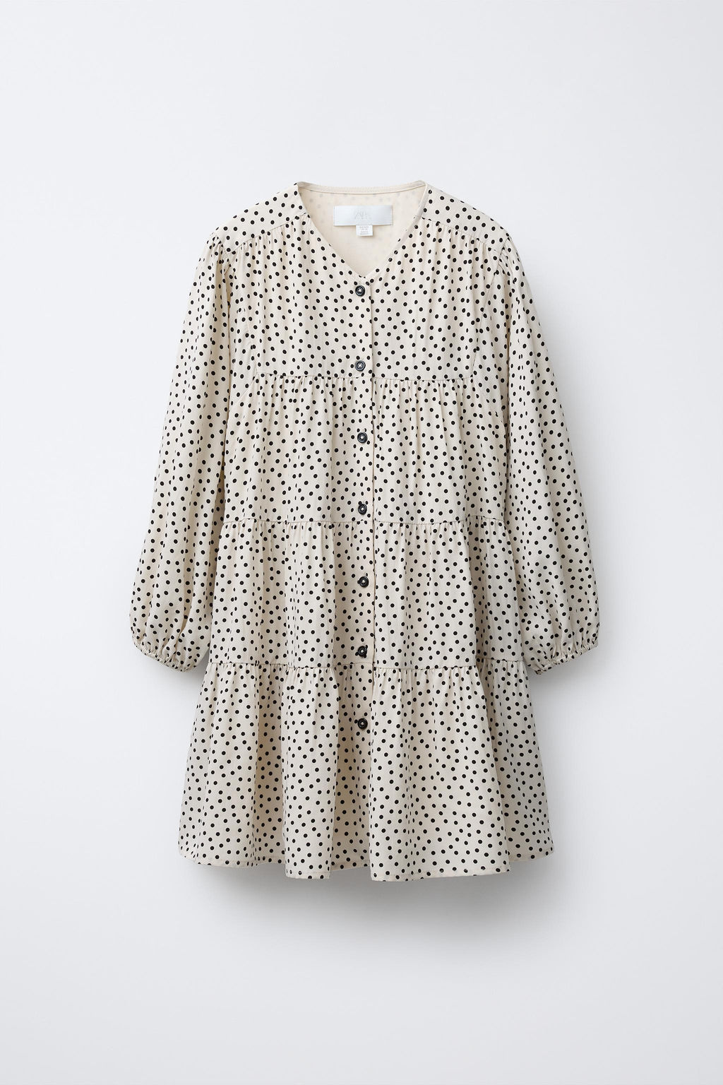 POLKA DOT PANEL DRESS - Zara фото 7