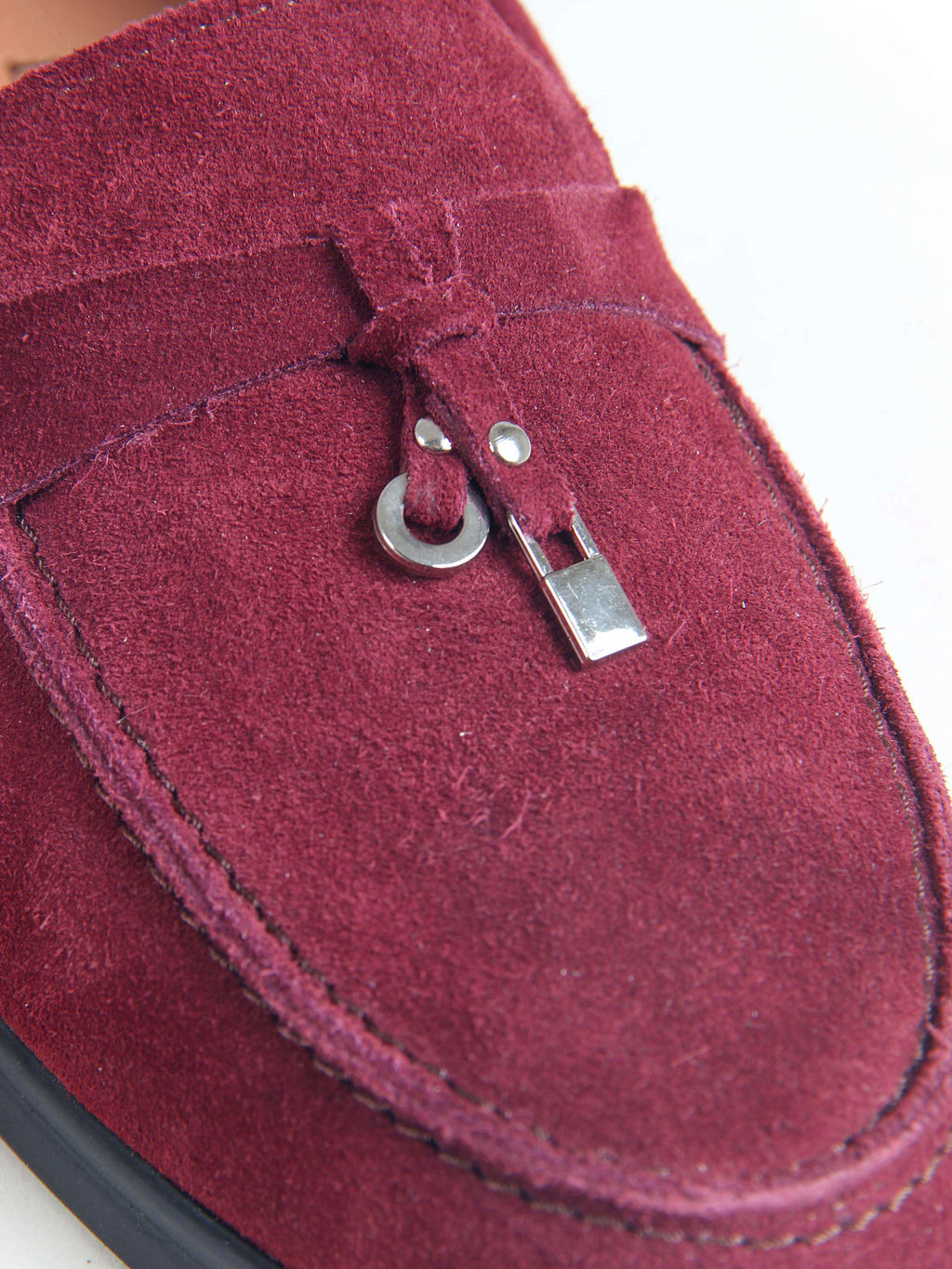 Лоферы туфли 170.2614bl. бордо замша