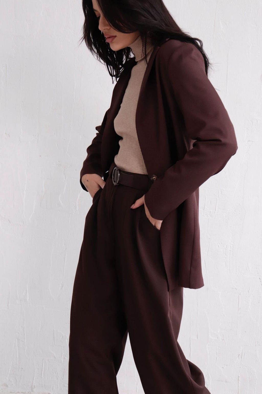 11372 Костюм брючный коричневый - Martichelli фото 9