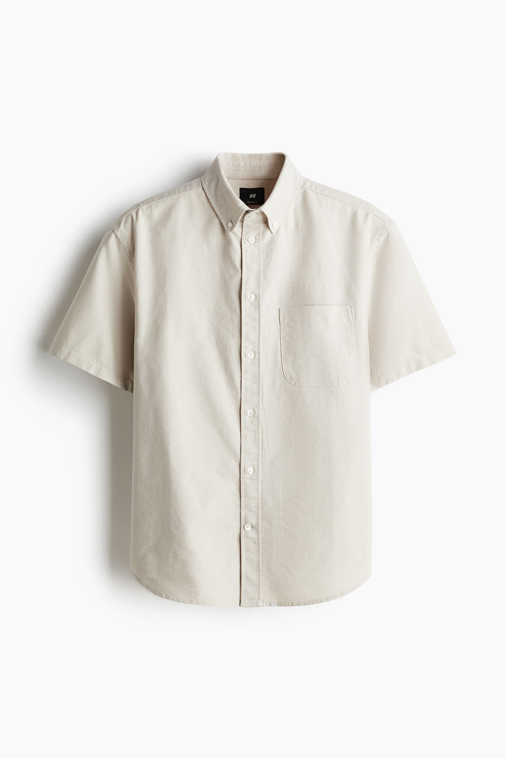 Camisa Oxford de manga corta Regular Fit - H&m фото 2