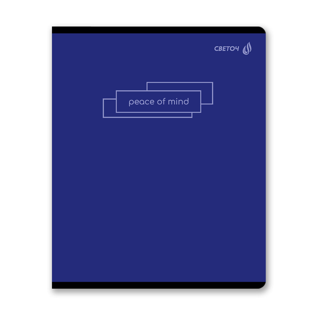 Светоч Т198 Тетрадь ученическая общая, твин лак, A5 48 л. на скобе 65 г/кв.м , белизна 100 % 10 шт. клетка 01511 Душевное спокойствие  фото 3
