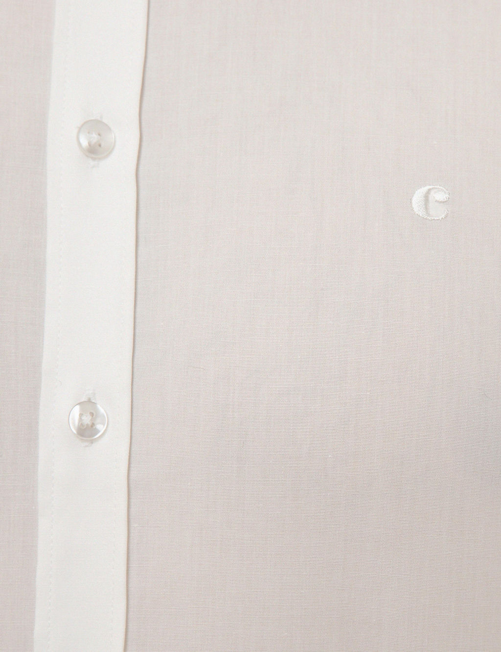 Beyaz Slim Fit Uzun Kollu Basic G_mlek