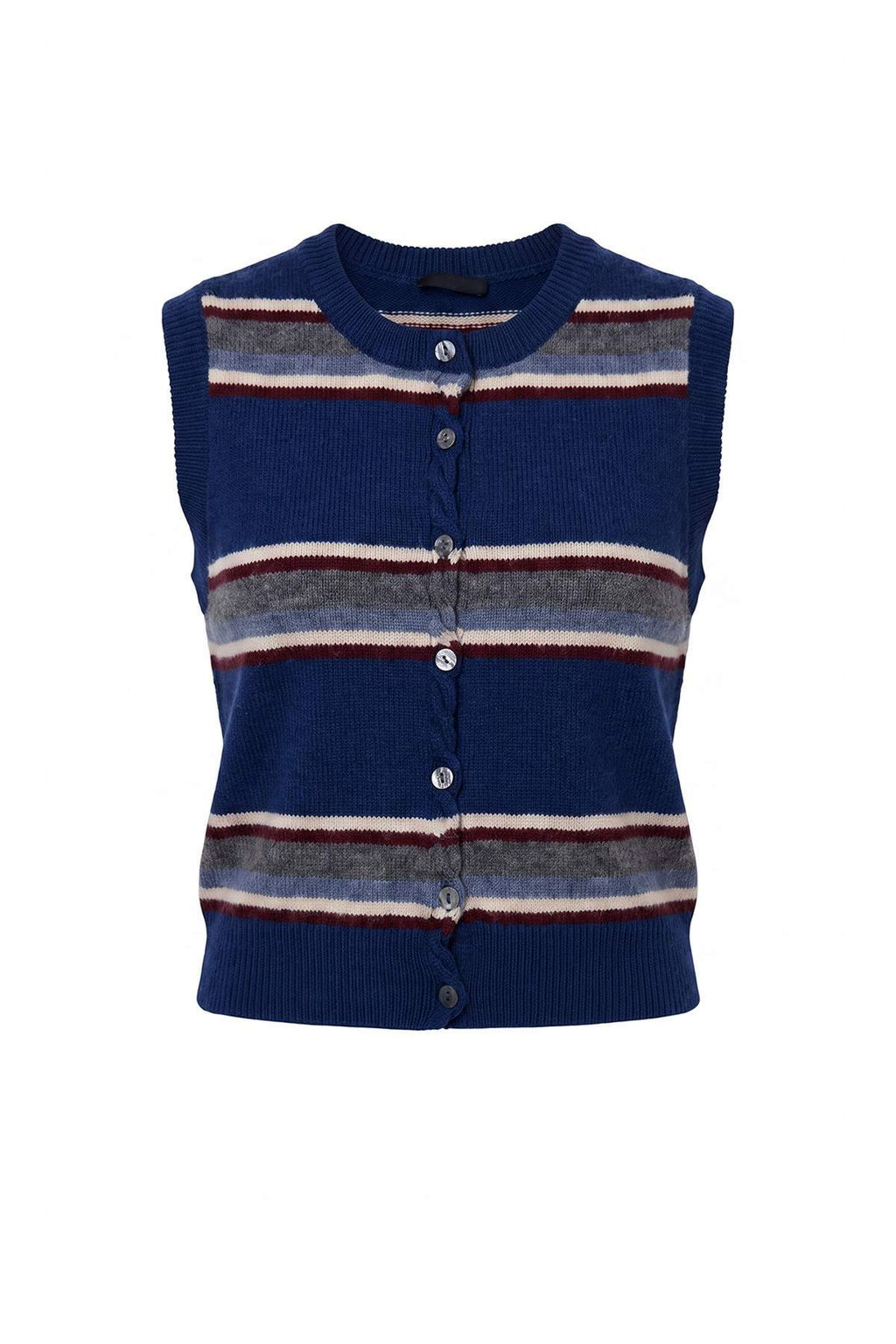 Saks Regular _izgili Bisiklet Yaka Yelek TWOAW27YE00012