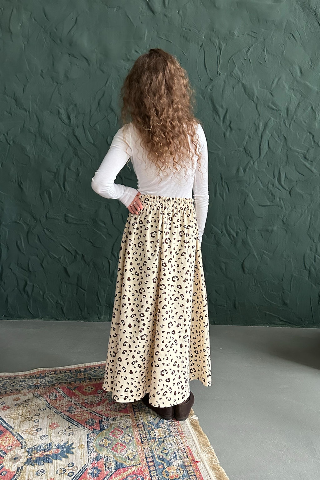 Юбка женская NATURE087/02/Бежевый, коричневый - M&G all natural фото 7