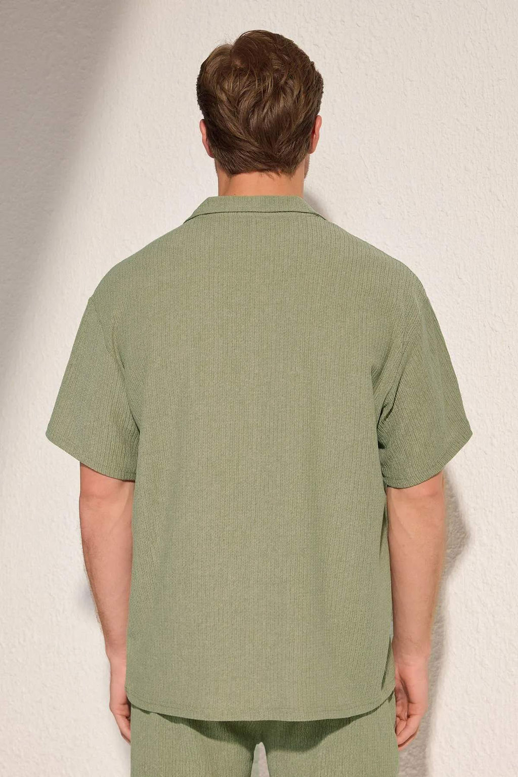 TRENDYOL MAN Mint Oversize Polo Yaka Duz Polo Yaka T-shirt TMNSS25PO00045 - Trendyolmilla фото 14