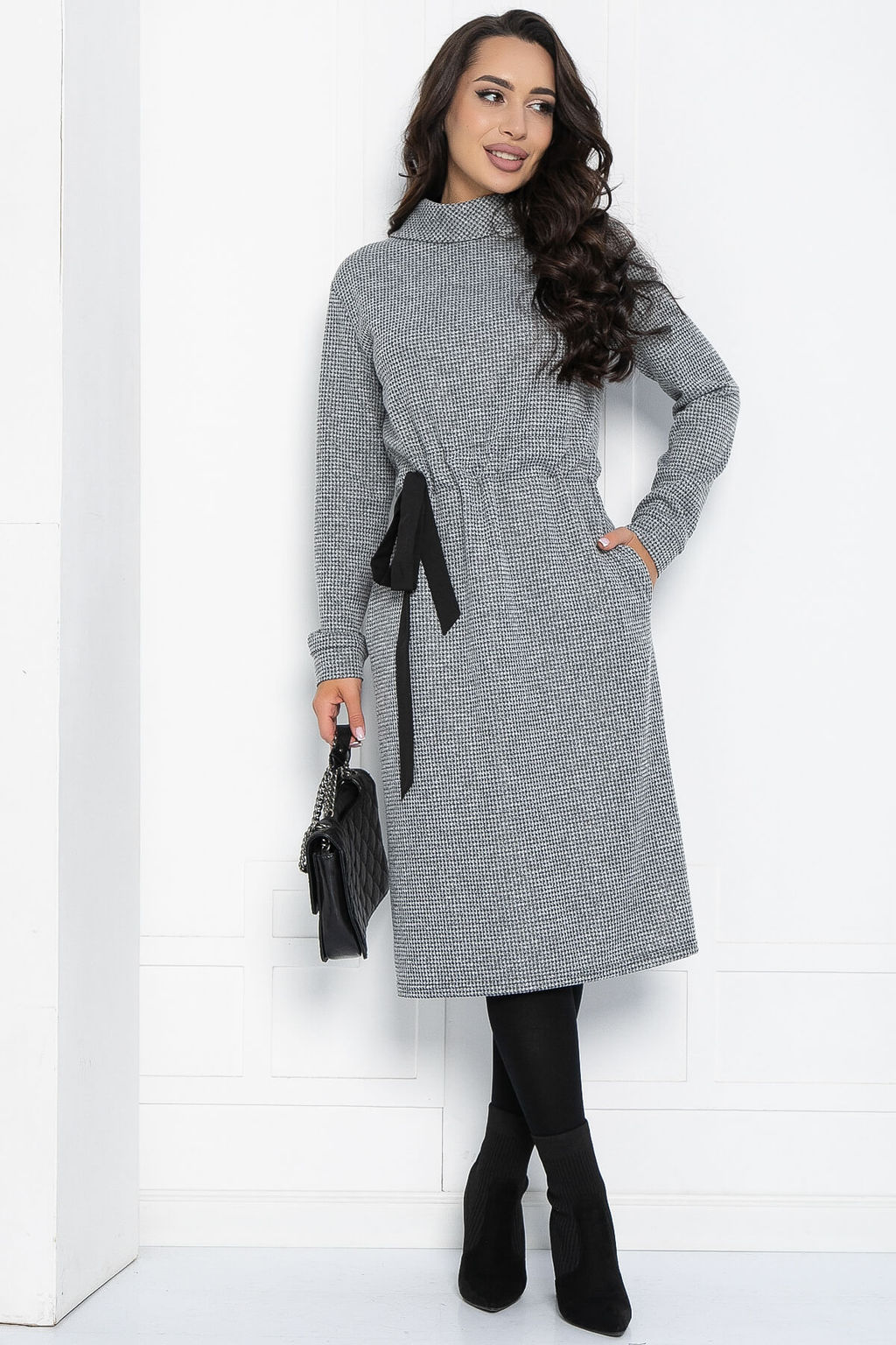 Платье Бонита (серое) П12377-30 - Lt collection фото 2