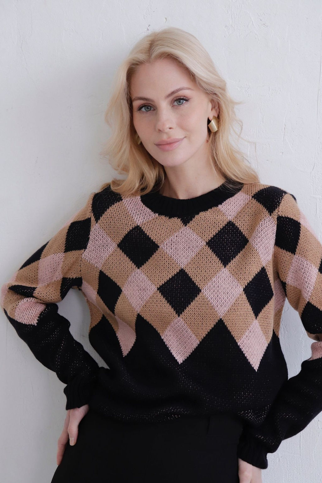 11491 Джемпер с ромбами - Martichelli фото 20