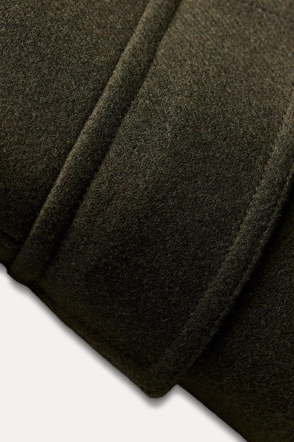 ZW COLLECTION WOOL BLEND COAT - Zara фото 9