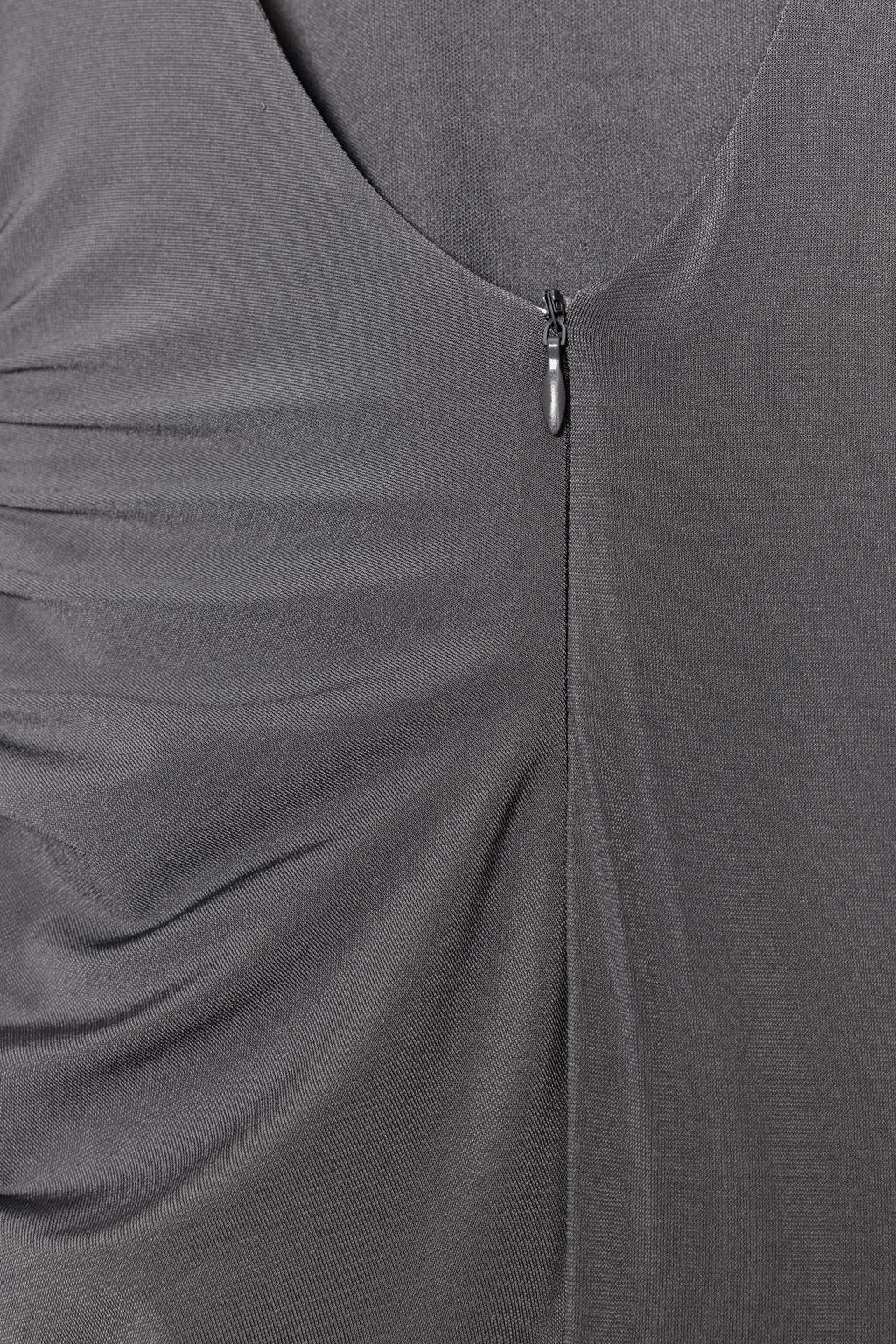 MIDI DRESS WITH SHOULDER PADS AND DRAPED DETAIL - Zara фото 6