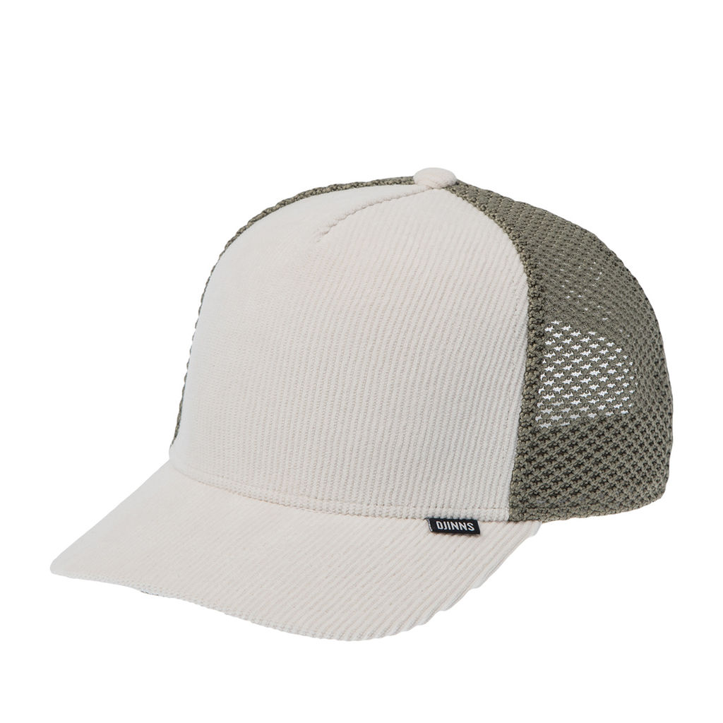 Бейсболка DJINNS арт. HFT Casual Cord and Mesh (кремовый)