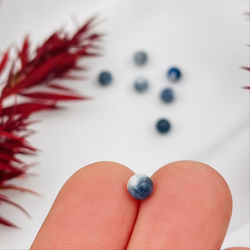 Бусины для украшений из Содалита (20 шт)