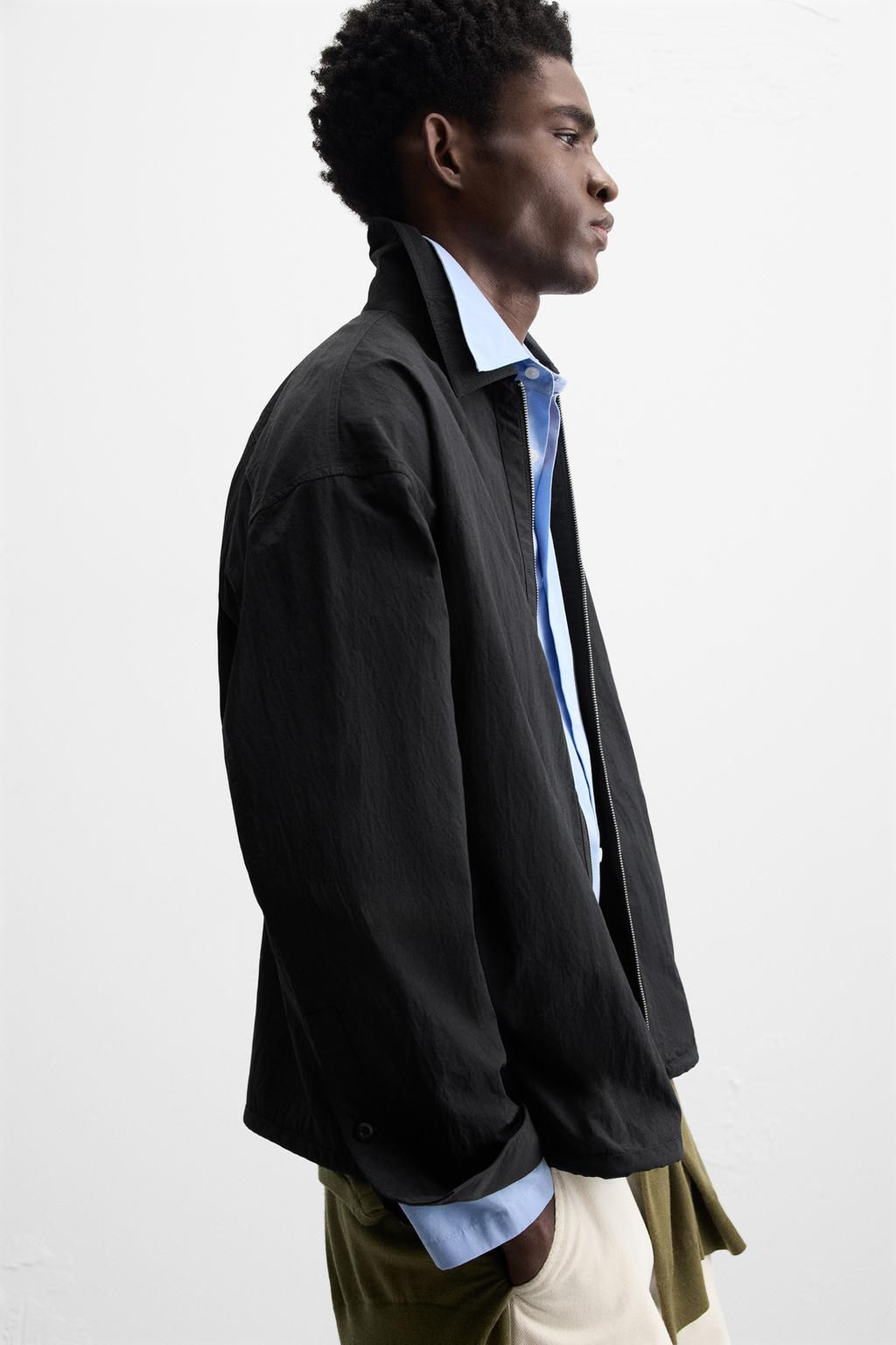TECHNICAL OVERSHIRT WITH ZIP - Zara фото 13
