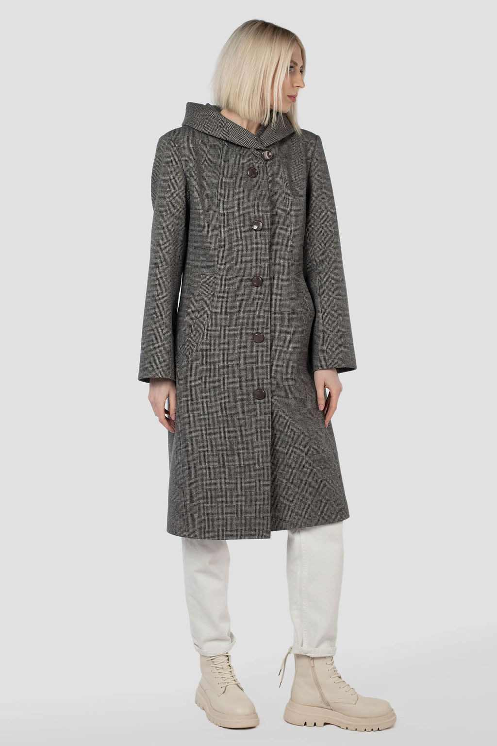 01-11690 Пальто женское демисезонное