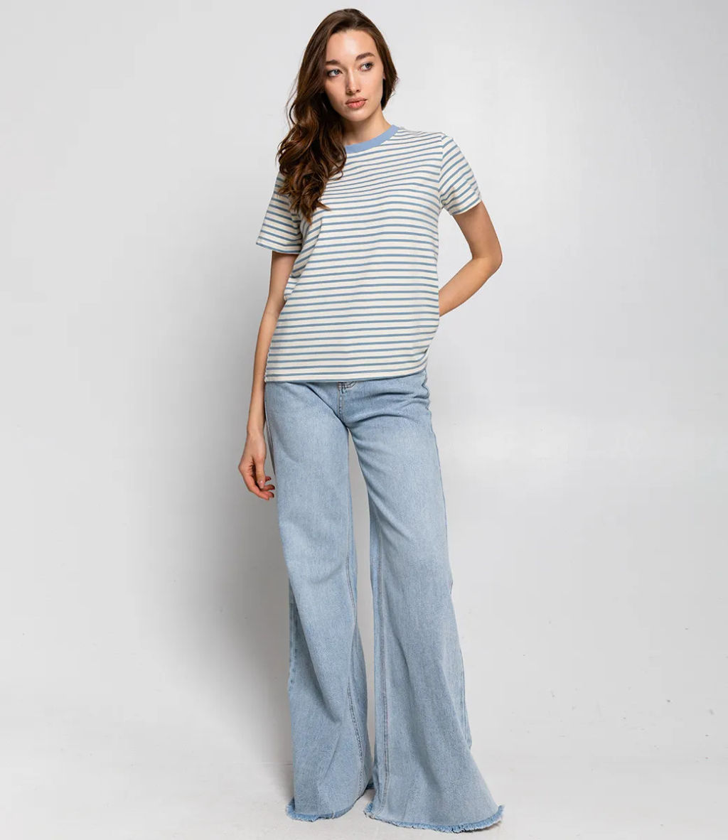 Футболка #КТ8355, голубой - Dommod фото 4