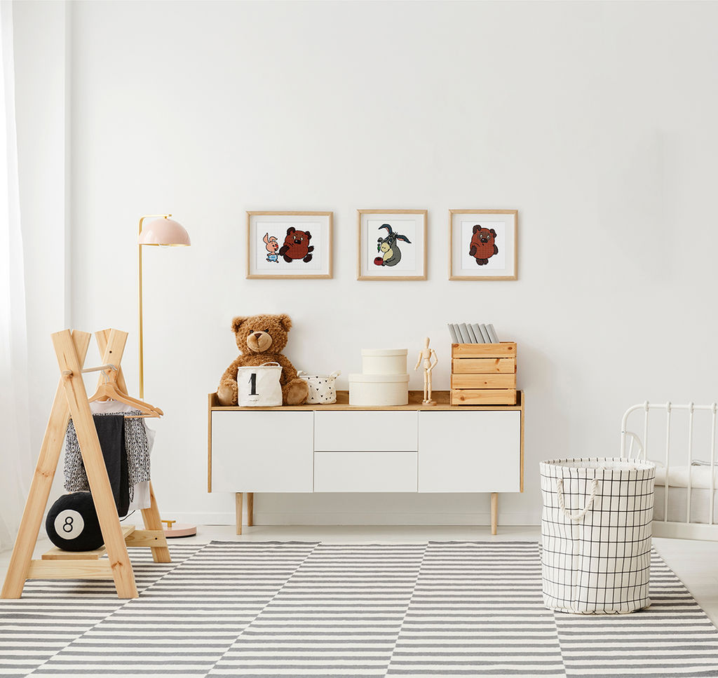 Klart набор для вышивания Союзмультфильм CMF-8-569 Винни Пух и Пятачок 14.5 х 11.5 см