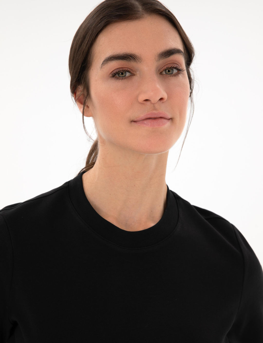 Siyah Bisiklet Yaka Basic Ti__rt - Pierre cardin фото 2