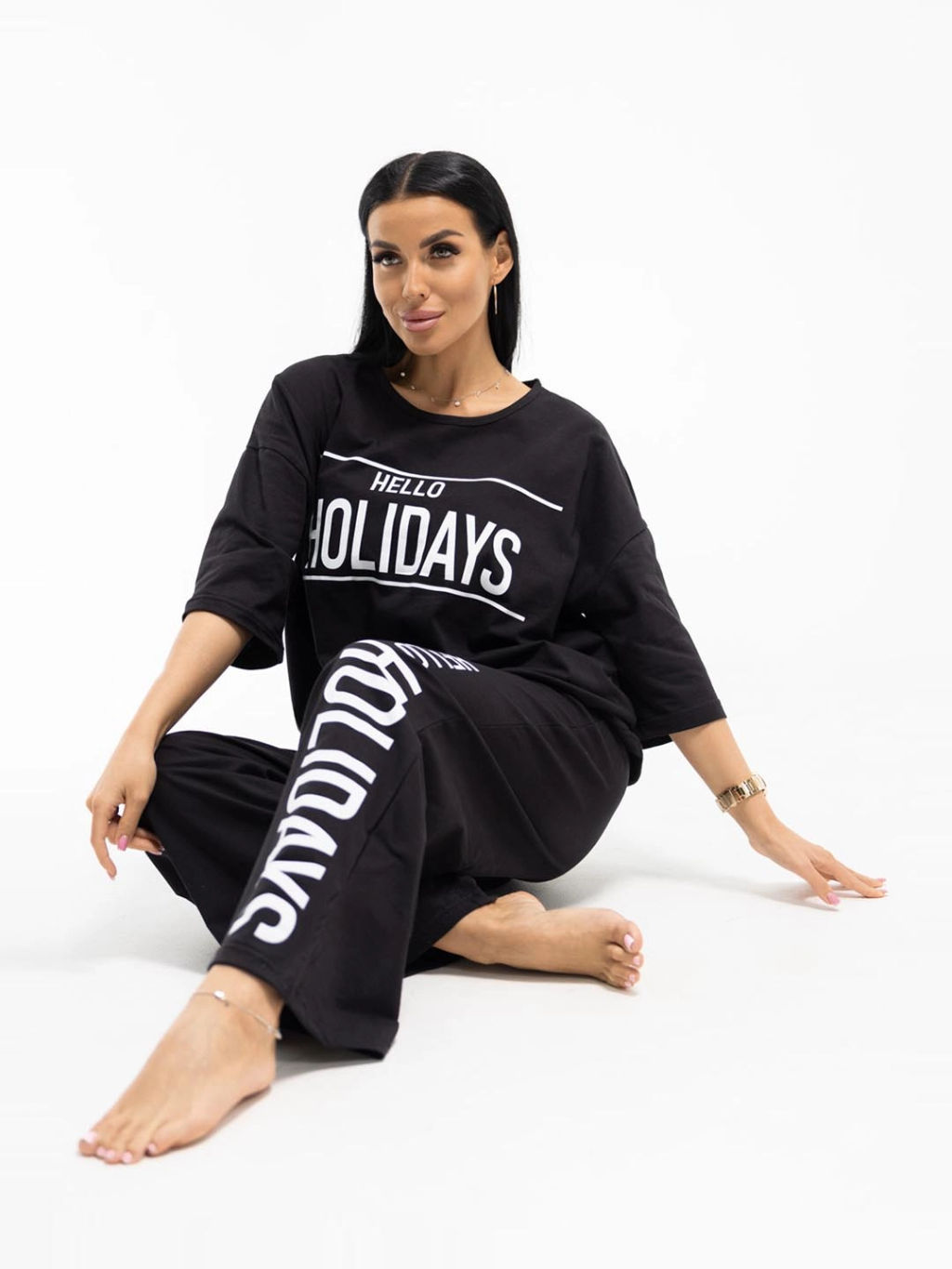 Костюм женский, цвет черный