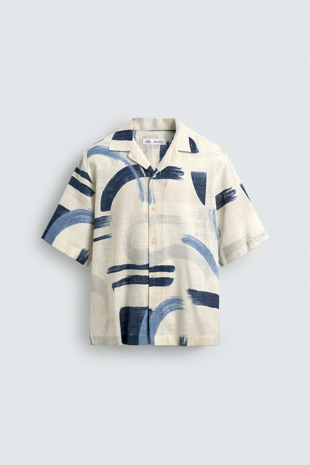 ABSTRACT PRINT SHIRT - Zara фото 7
