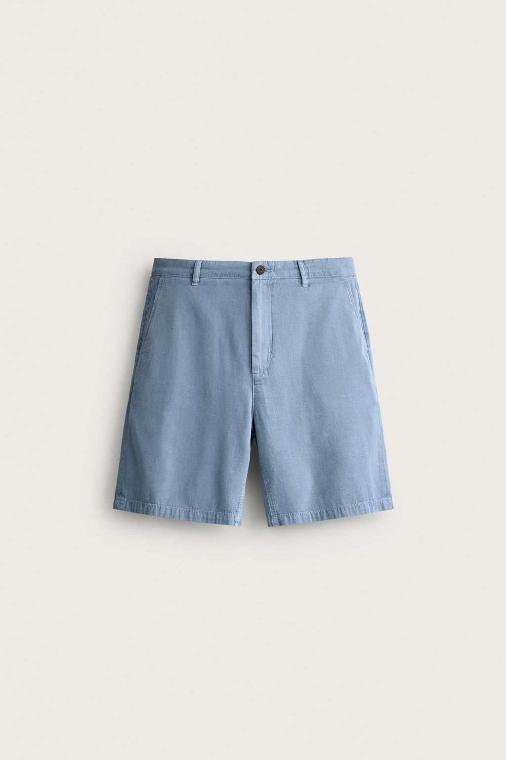 BERMUDA LAVADA REGULAR FIT / Azul claro - Zara фото 7